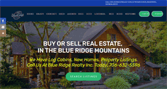 Desktop Screenshot of blueridgerealtyga.com