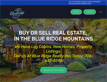 Tablet Screenshot of blueridgerealtyga.com